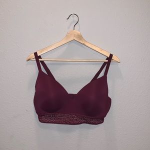 Maroon Bra